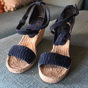 Splendid | Dark Blue Espadrille Sandals 9
